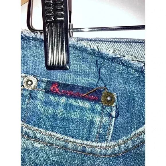 Y2K Vintage Jeans Low Rise Bell Bottom Flare Jeans Size 27 - Picture 4 of 11